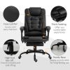 Black 7 Mode Vibrating High Back Executive Massage Adjustable Office Chair
