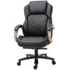 Brown Big and Tall Diamond Stitching Executive Adjustable Height Office Chair