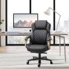 Brown Big and Tall Diamond Stitching Executive Adjustable Height Office Chair