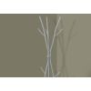 74-inch Freestanding Silver Metal Coat Rack Entryway Hall Tree Umbrella Stand