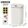 16L Smart Trash Can with Motion Sensor Lid – Touchless Automatic Garbage Bin, Sealed Odor Control, Hands-Free Operation