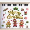 28PCS Christmas Garage Door Decorations Magnets - Gingerbread Men Merry Xmas Candy Canes, Holiday Refrigerator Fridge Kitchen Decor