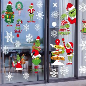 Christmas Window Clings Decorations for Glass Windows Winter Stickers Snowflakes Christmas Decorations Christmas Window Stickers for Holiday Window Cl