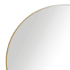 Gold Round Small Decorative Wall Mirror for Bathroom or Living Room