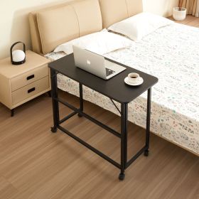 Folding Desk Small Foldable Desk for Small Space, 31.5 Inches Writing Computer Desk in Study, Home Office Foldable Office Desk for Bedroom 80*40,black