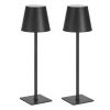 VEVOR Cordless Table Lamp, 2-Pack, 5200mAh Built-in Rechargeable Battery Desk Lamp, 3 Color Stepless Dimming Up, 3000-6500K Color Temperature
