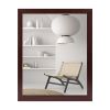1Pc Wall Mount Mirror 11.8x15.7Inch Wood-Like Frame Rectangle Modern Hanging Mirror for Bathroom Bedroom Living Room