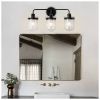 Wall Sconces Set of 3 with Clear Glass Shade,Modern Wall Sconce