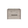Floating Nightstand Calion, Bedroom, Light Gray