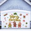 28PCS Christmas Garage Door Decorations Magnets - Gingerbread Men Merry Xmas Candy Canes, Holiday Refrigerator Fridge Kitchen Decor
