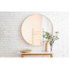 Gold Round Small Decorative Wall Mirror for Bathroom or Living Room