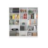 Luetz 3 Piece Home Bookcase set, 67" Wide with 15 Shelves , Living Room Set Set White