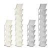 8 Tier Vertical Shoe Rack Narrow Free Standing Storage Organizer for Entryway Space-Saving Stackable Shoe Holder Corner Shoe Tower For Entryway Bedroo