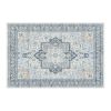 1PC Bohemian Vintage Watercolor Doormat - Non-Slip Soft Rug, Stain-Resistant Washable Mat for Entryway, Kitchen, Living Room, Laundry & Bathroom