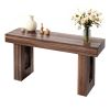 VEVOR 63 in Console Table, Farmhouse Desk Behind the Couch, Wooden Rectangle Entrance Desk, Narrow Long Sofa Table Accent Stand for Hallway, Bedroom