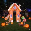 7 FT Christmas Inflatable Gingerbread House Archway Decoration