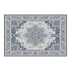 1PC Bohemian Vintage Watercolor Doormat - Non-Slip Soft Rug, Stain-Resistant Washable Mat for Entryway, Kitchen, Living Room, Laundry & Bathroom