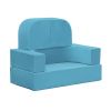4PCS Modular Kids Play Couch Filled with 100% 28D Sponge,Toddler Nugget Convertible Couch