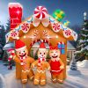 7 FT Christmas Inflatable Gingerbread House Archway Decoration