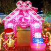 7 FT Christmas Inflatable Gingerbread House Archway Decoration