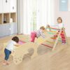 7-in-1 Indoor Climbing Toys for Toddlers with Reversible Ramp